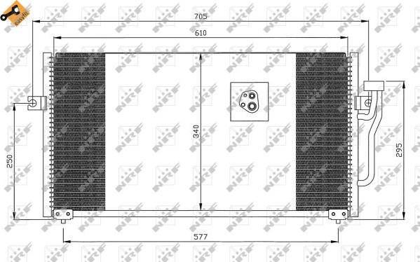 NRF 35293 - Condensator, climatizare aaoparts.ro