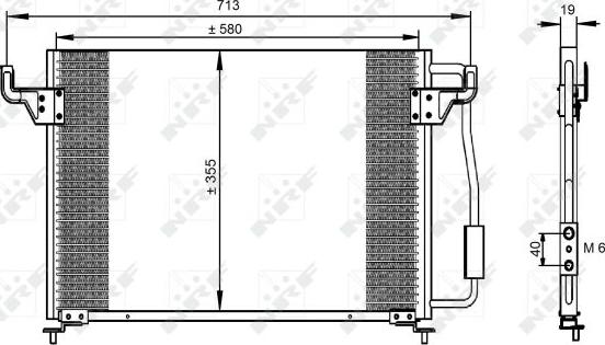 NRF 35261 - Condensator, climatizare aaoparts.ro