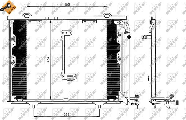 NRF 35214 - Condensator, climatizare aaoparts.ro