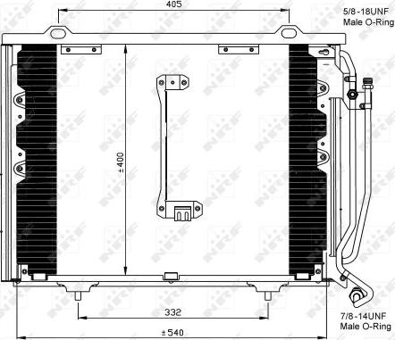 NRF 35215 - Condensator, climatizare aaoparts.ro