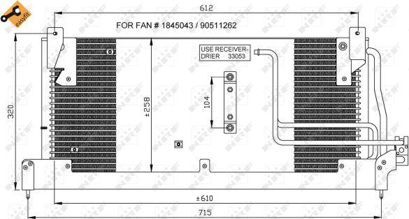 NRF 35218 - Condensator, climatizare aaoparts.ro