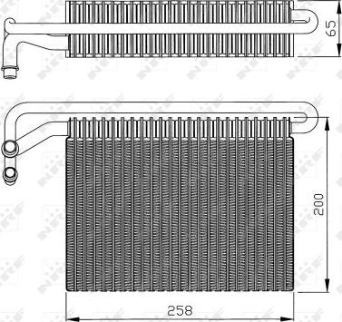 NRF 36096 - Evaporator,aer conditionat aaoparts.ro