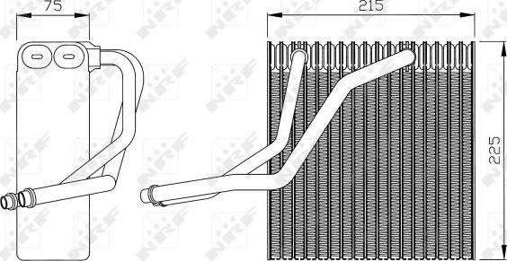 NRF 36069 - Evaporator,aer conditionat aaoparts.ro