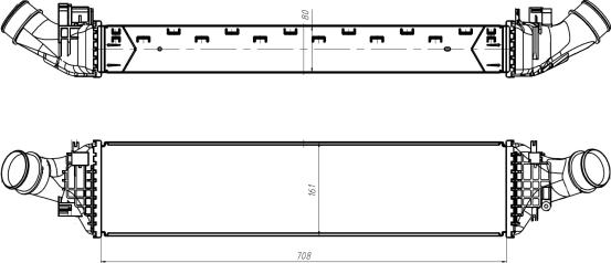 NRF 309047 - Intercooler, compresor aaoparts.ro