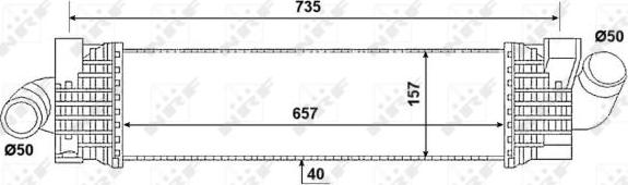 NRF 30906 - Intercooler, compresor aaoparts.ro