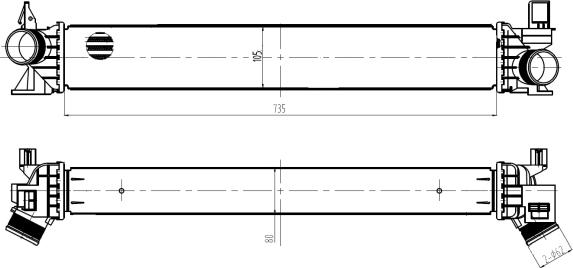 NRF 309034 - Intercooler, compresor aaoparts.ro