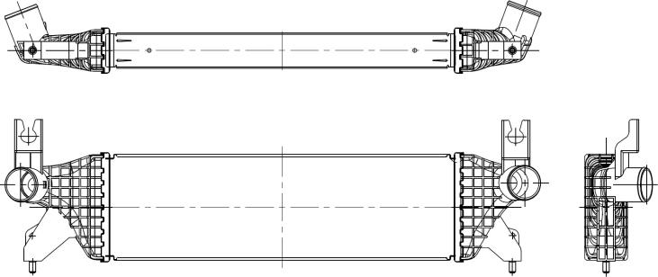 NRF 309116 - Intercooler, compresor aaoparts.ro