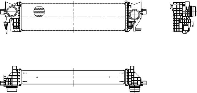 NRF 309112 - Intercooler, compresor aaoparts.ro