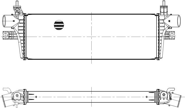 NRF 309117 - Intercooler, compresor aaoparts.ro