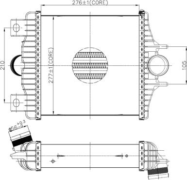 NRF 30988 - Intercooler, compresor aaoparts.ro