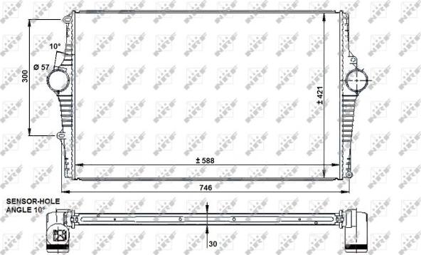 NRF 30931 - Intercooler, compresor aaoparts.ro