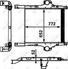 NRF 30452 - Intercooler, compresor aaoparts.ro