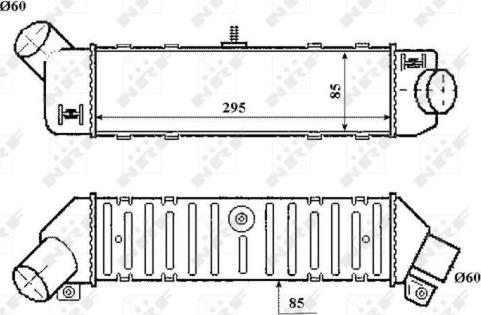 NRF 30413 - Intercooler, compresor aaoparts.ro