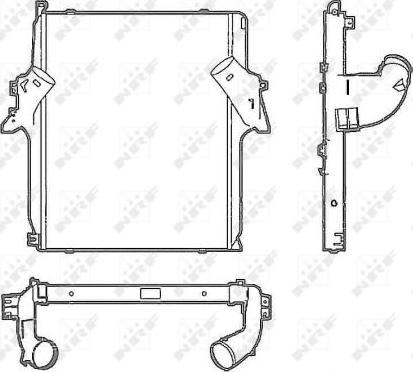 NRF 30021 - Intercooler, compresor aaoparts.ro