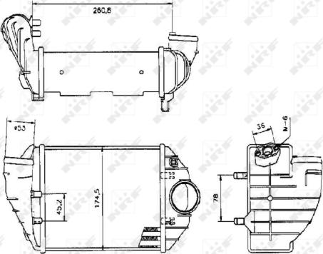 NRF 30133 - Intercooler, compresor aaoparts.ro