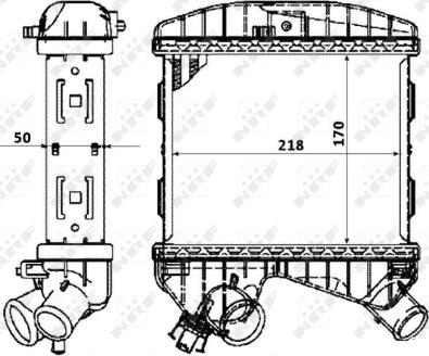 NRF 30177 - Intercooler, compresor aaoparts.ro