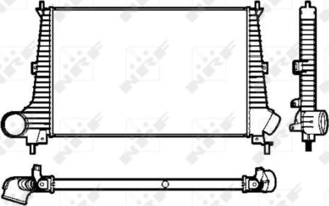 NRF 30845 - Intercooler, compresor aaoparts.ro