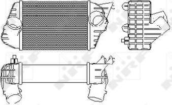 NRF 30833 - Intercooler, compresor aaoparts.ro