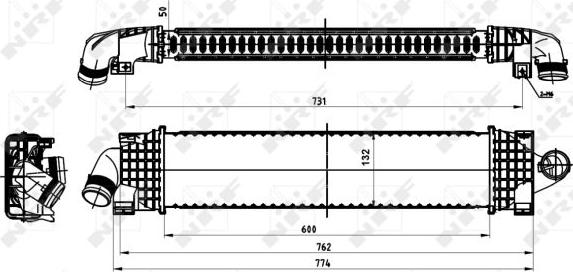 NRF 30870 - Intercooler, compresor aaoparts.ro