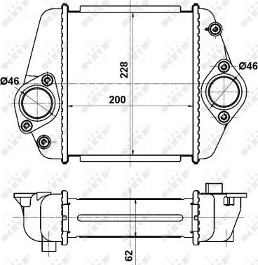 NRF 30360 - Intercooler, compresor aaoparts.ro