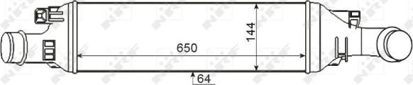 NRF 30339 - Intercooler, compresor aaoparts.ro