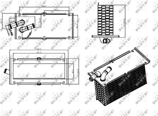 NRF 30292 - Intercooler, compresor aaoparts.ro