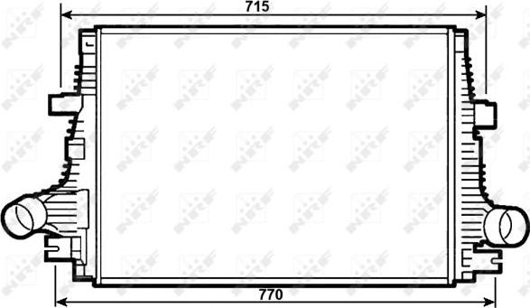 NRF 30284 - Intercooler, compresor aaoparts.ro