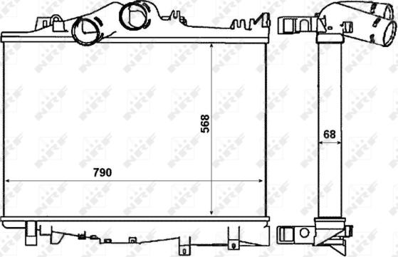 NRF 30229 - Intercooler, compresor aaoparts.ro