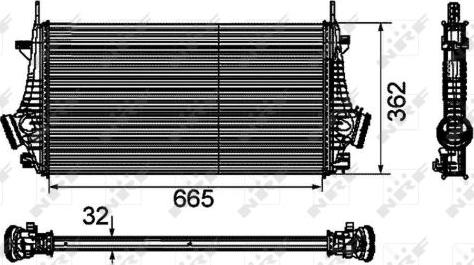 NRF 30796 - Intercooler, compresor aaoparts.ro