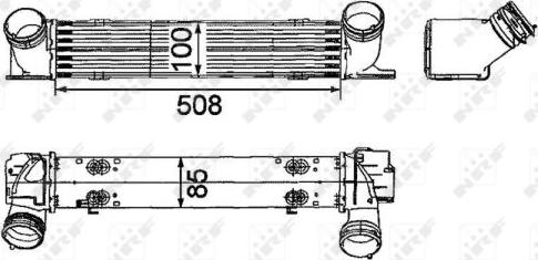 NRF 30797 - Intercooler, compresor aaoparts.ro