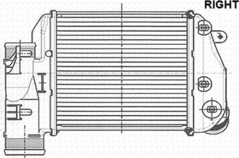 NRF 30768 - Intercooler, compresor aaoparts.ro