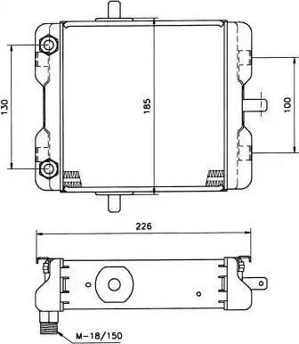 NRF 31053 - Radiator ulei, ulei motor aaoparts.ro