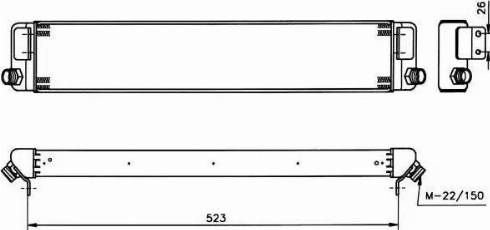 NRF 31030 - Radiator ulei, ulei motor aaoparts.ro