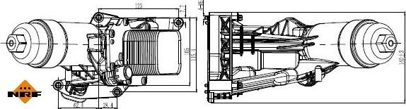 NRF 31877 - Locas filtru ulei aaoparts.ro