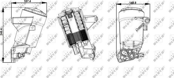 NRF 31292 - Locas filtru ulei aaoparts.ro