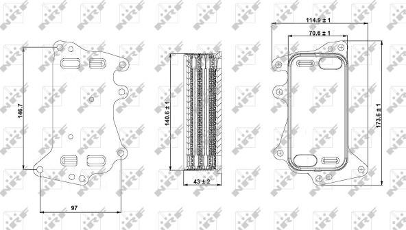 NRF 31282 - Radiator racire ulei, cutie de viteze automata aaoparts.ro