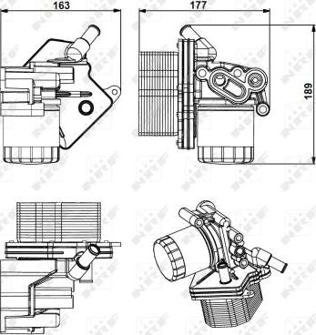 NRF 31238 - Locas filtru ulei aaoparts.ro