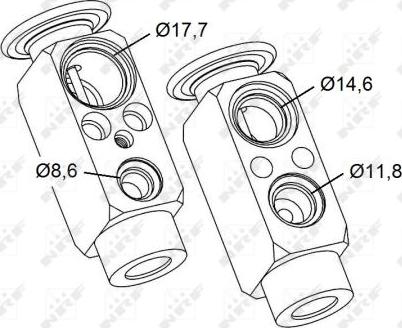 NRF 38479 - Supapa expansiune, clima aaoparts.ro