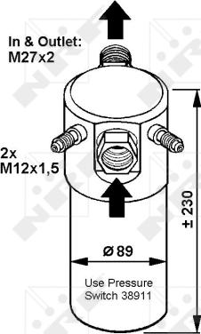 NRF 33064 - Uscator,aer conditionat aaoparts.ro