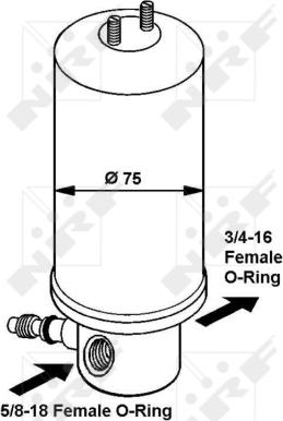 NRF 33061 - Uscator,aer conditionat aaoparts.ro