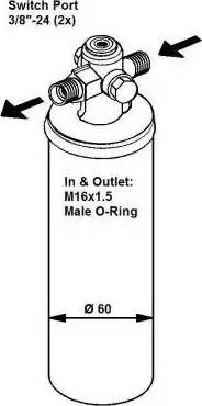 NRF 33024 - Uscator,aer conditionat aaoparts.ro