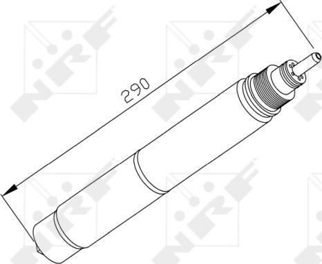 NRF 33197 - Uscator,aer conditionat aaoparts.ro