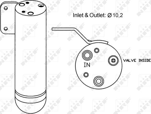 NRF 33151 - Uscator,aer conditionat aaoparts.ro