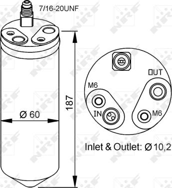 NRF 33152 - Uscator,aer conditionat aaoparts.ro