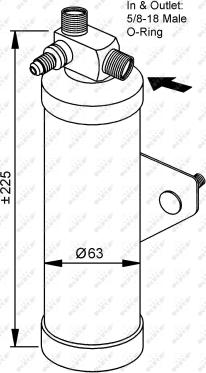 NRF 33161 - Uscator,aer conditionat aaoparts.ro