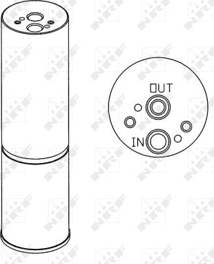 NRF 33168 - Uscator,aer conditionat aaoparts.ro