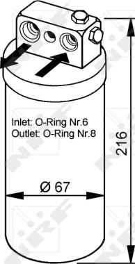 NRF 33104 - Uscator,aer conditionat aaoparts.ro