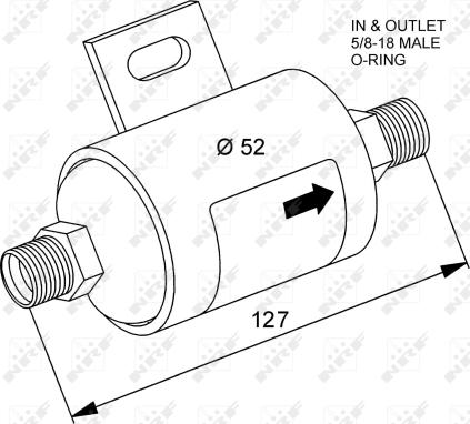 NRF 33117 - Uscator,aer conditionat aaoparts.ro