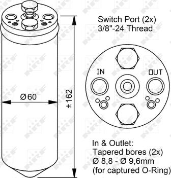 NRF 33183 - Uscator,aer conditionat aaoparts.ro