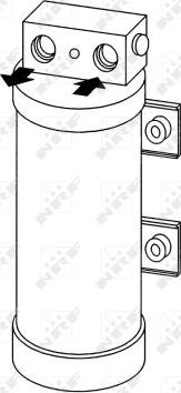 NRF 33135 - Uscator,aer conditionat aaoparts.ro